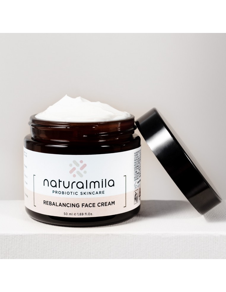 Rebalancing probiotic face cream